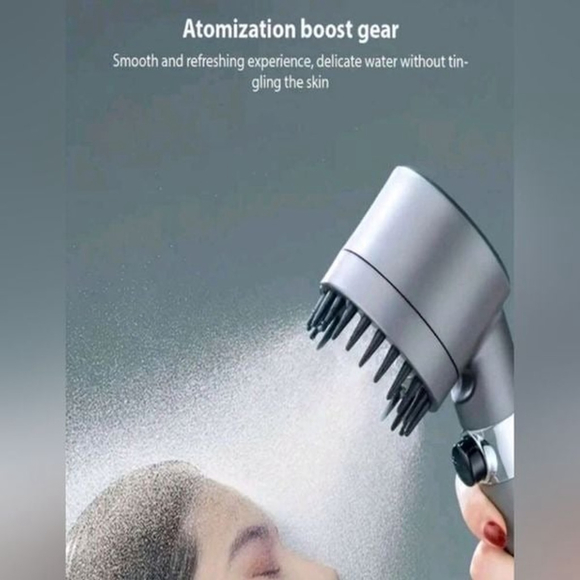 1pc Handheld Showerhead w/ Massager - Picture 5 of 9